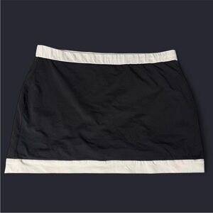 Express Monochrome Striped Skirt